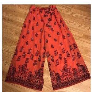 Coral Palazzo Pants